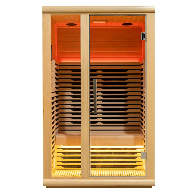 Single-person infrared sauna room