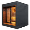 Modern Outdoor Black Sauna 