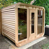 New Outdoor Wooden Steam Sauna, Suitable for 4 People