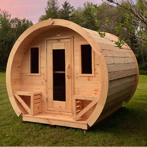 7′ X 10′ Flat Barrel Sauna