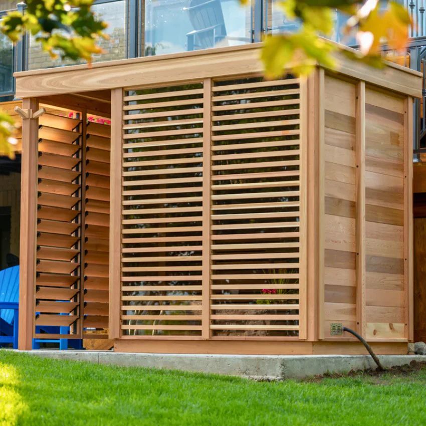 Outdoor Pure Cubic Sauna