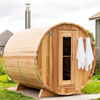 Clear Cedar Barrel Saunas