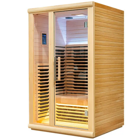 Single-person infrared sauna room