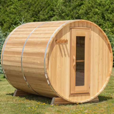 Truly Unique Customized Backyard Barrel Sauna