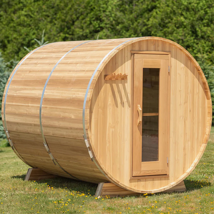 Truly Unique Customized Backyard Barrel Sauna