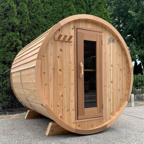 Outdoor Barrel Sauna Room 