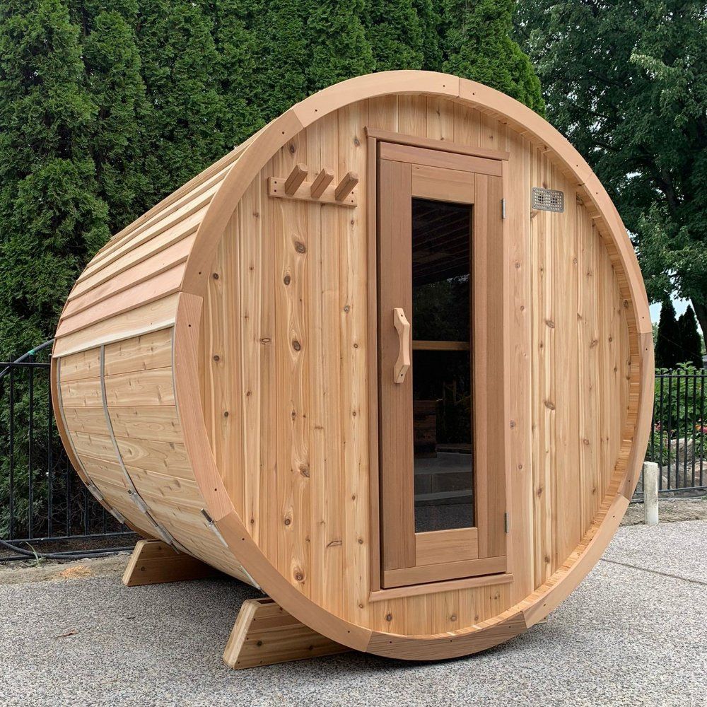 Outdoor Barrel Sauna Room 