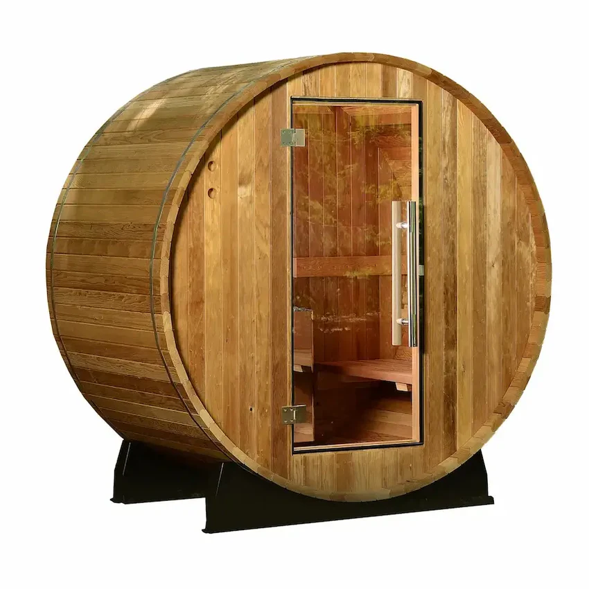2 Person Barrel Sauna 6′ X 4′