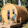 7′ X 10′ Flat Barrel Sauna