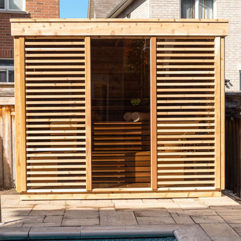 Outdoor Pure Cubic Sauna