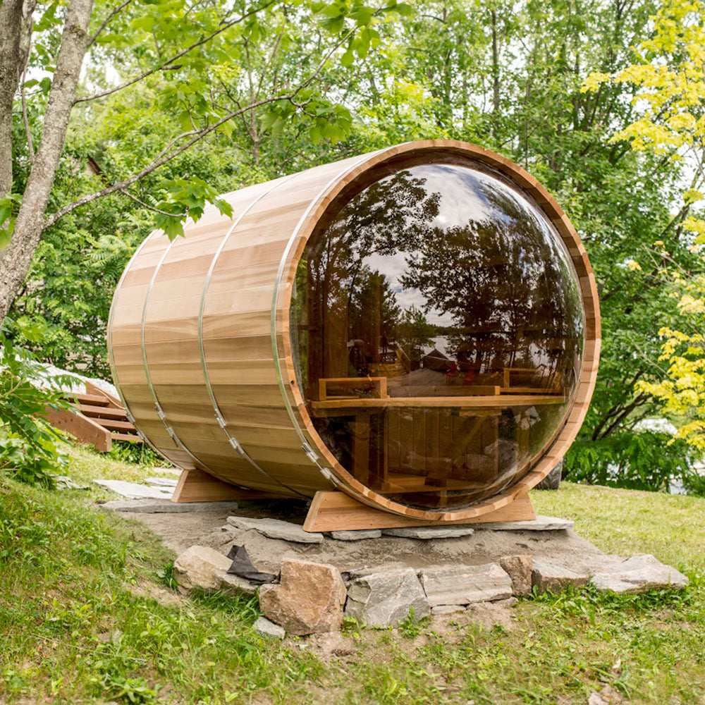 Panoramic View Barrel Sauna