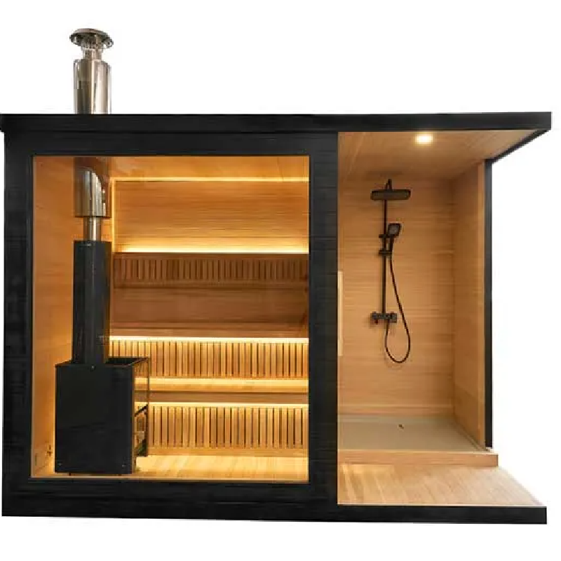 Outdoor Square Sauna Room